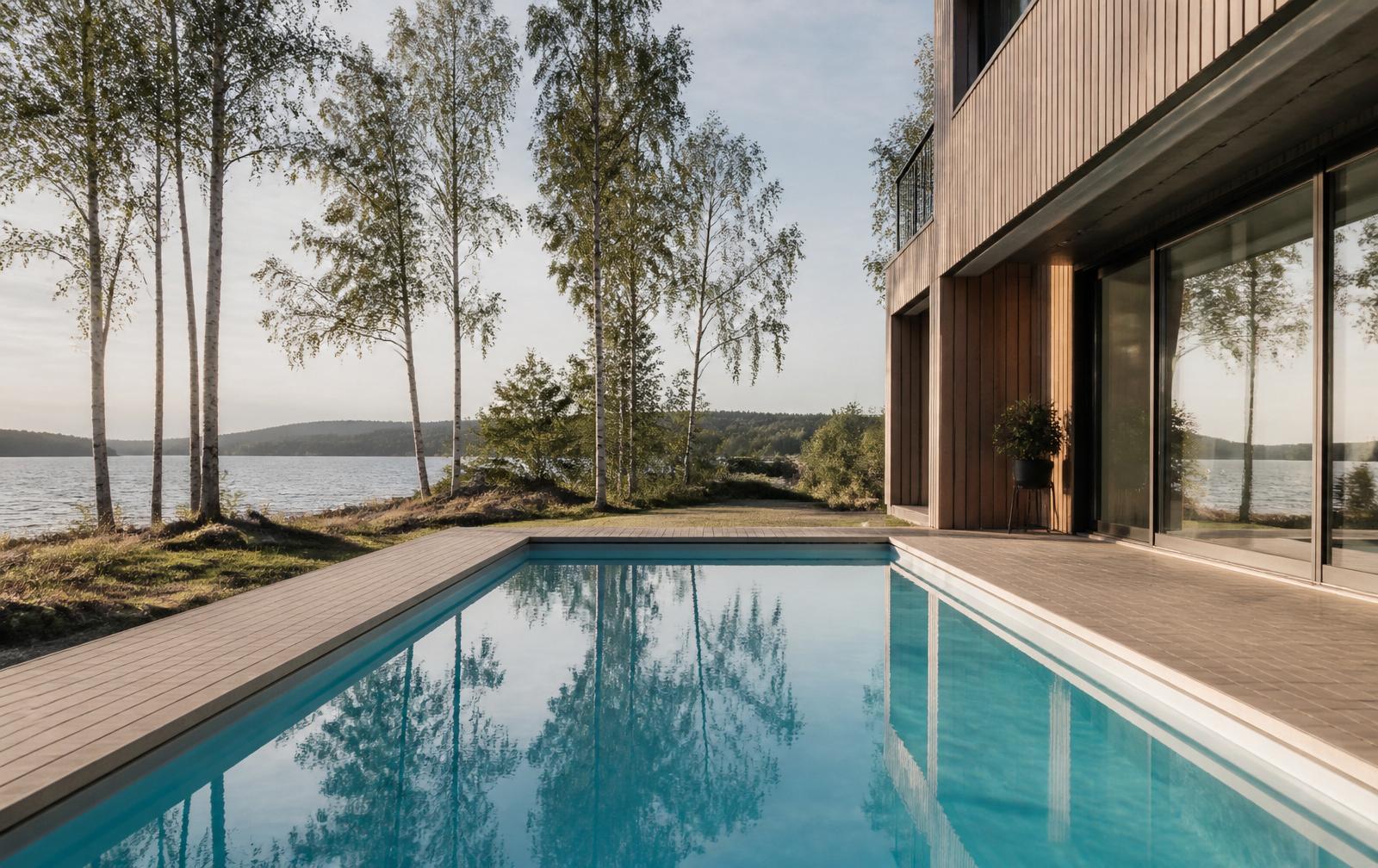 Glasfiber pool – rektangulär
